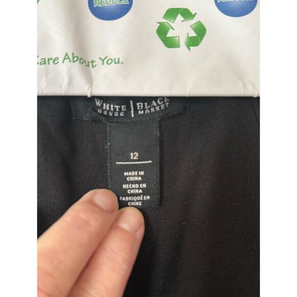 White House Black Market Black and White Mini Dress - Picture 5 of 11